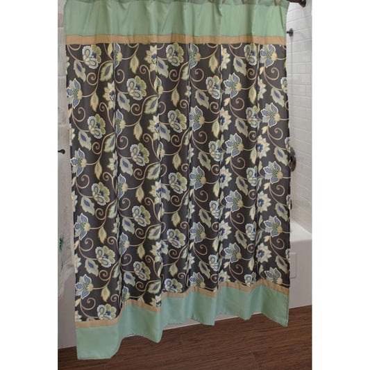 with Kline Shower Sherry Curtain Jacquelyn Hook Set