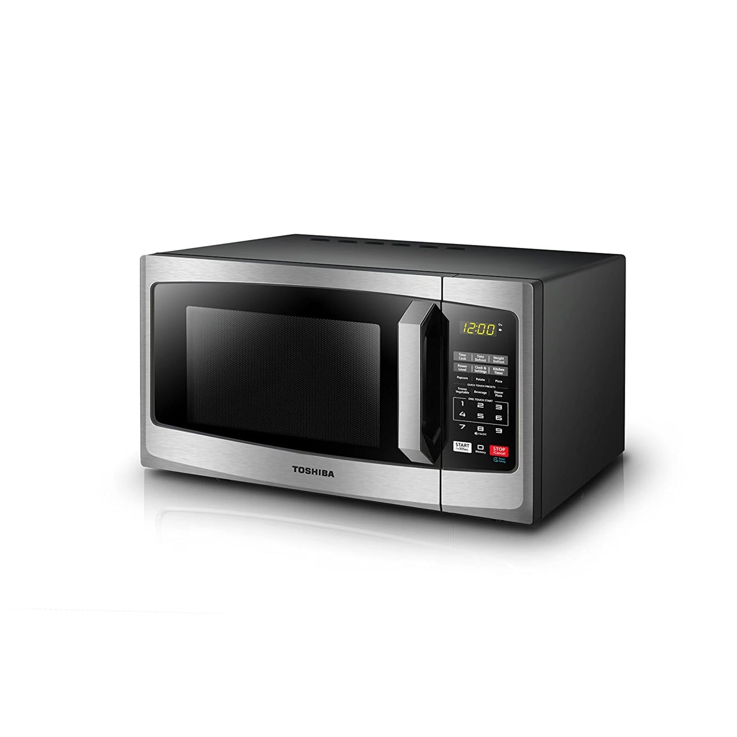 Steel Ft. ML2-EM25PAESS Cu. Microwave, Stainless Toshiba 0.9