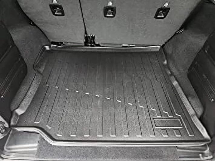 Unlimited Jeep All-Season Laser Black (JL) 4 Liner Sahara 2019-2023 3D Fit Mat Doors Measured Mat Cargo Rubicon Shaped - Sport - - Premium Trunk Custom Car Cargo Trunk Wrangler for Liners