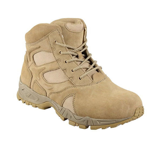 Desert Forced Entry Boots-5368 Inch Tan Rothco 6 Deployment