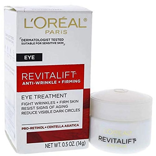 2) 0.5 of RevitaLift Wrinkle L'Oreal + Anti Paris Cream, (Pack Eye Ounce Firming