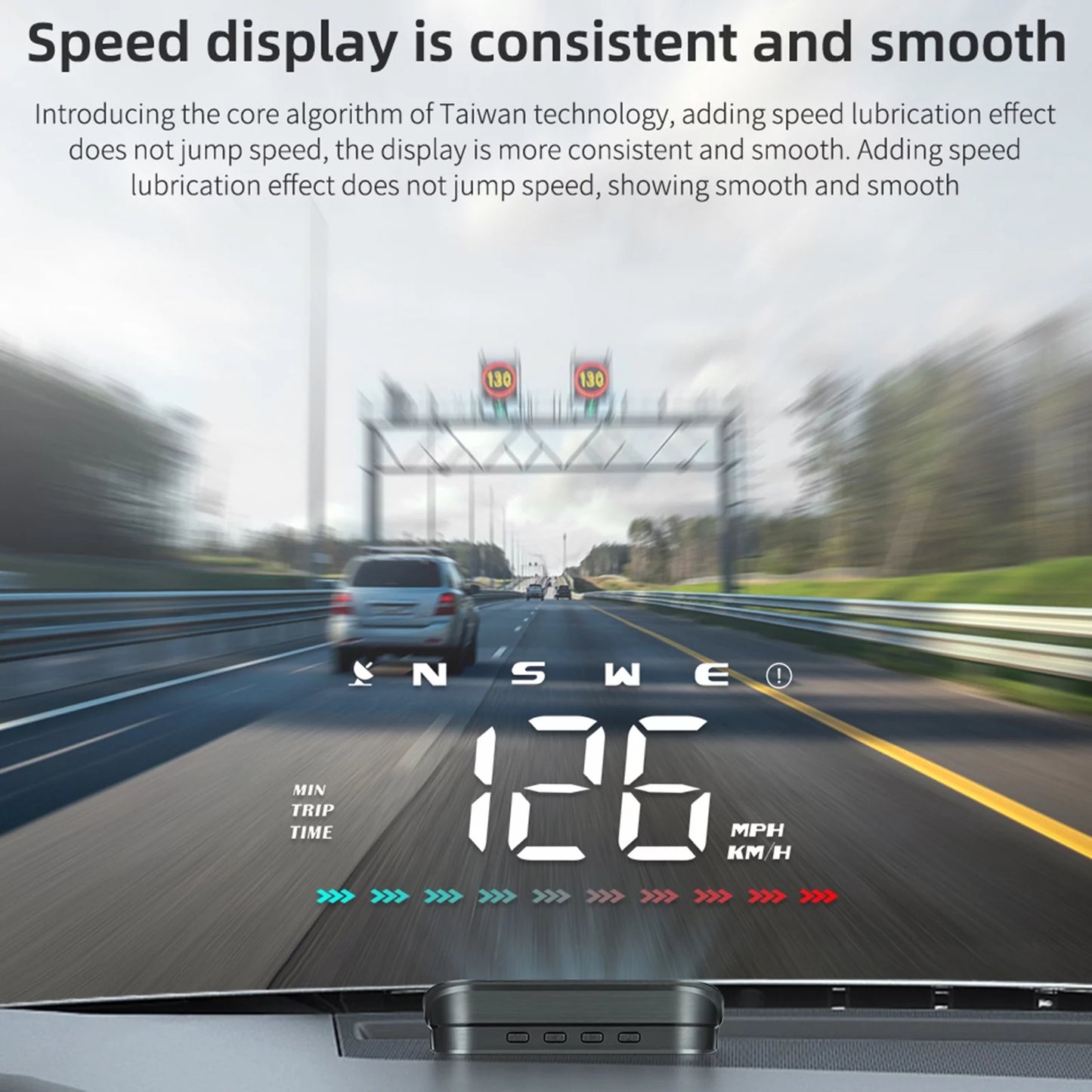 Alarm with Speedometer Heads-Up GPS Display Speedometer Overspeed Digital Pinnaco Car for