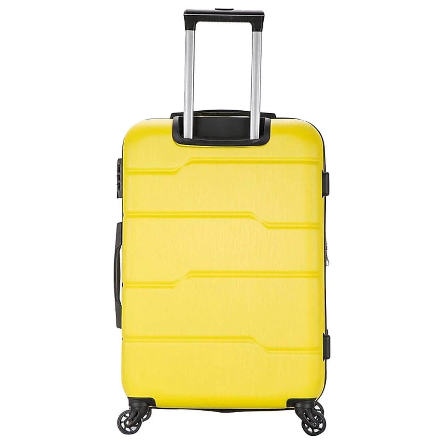 4-Wheel DUKAP Luggage Plastic RODEZ Yellow Spinner (DKROD00M-YEL)