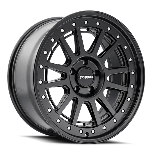 Wheel 5x5 Black (0mm) Matte Mayhem Compass 18x9