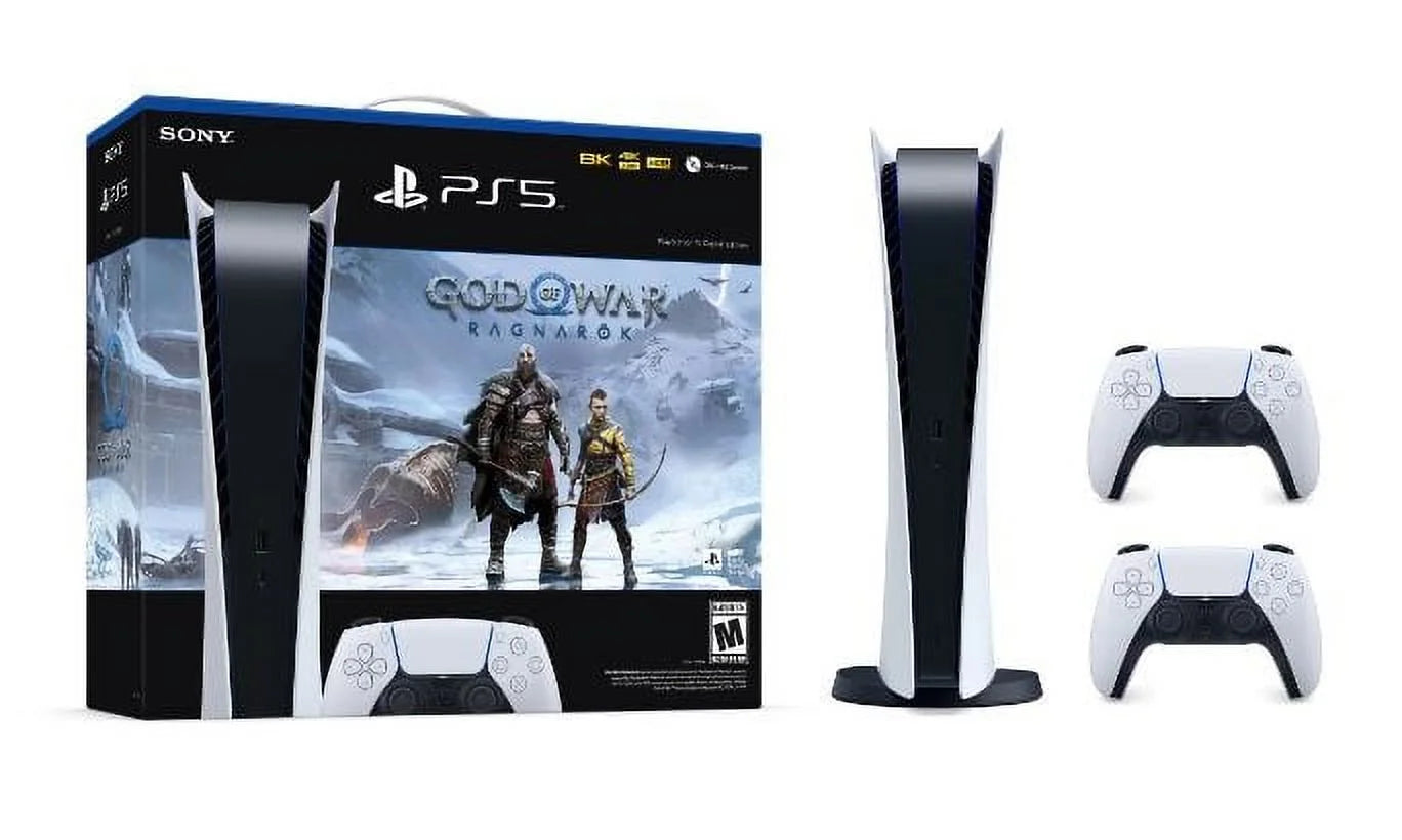 Controller, with Of Bundle 5 PS5 Edition PS5 Extra Ragnarok and War God Console Edition) Sony Playstation (Digital