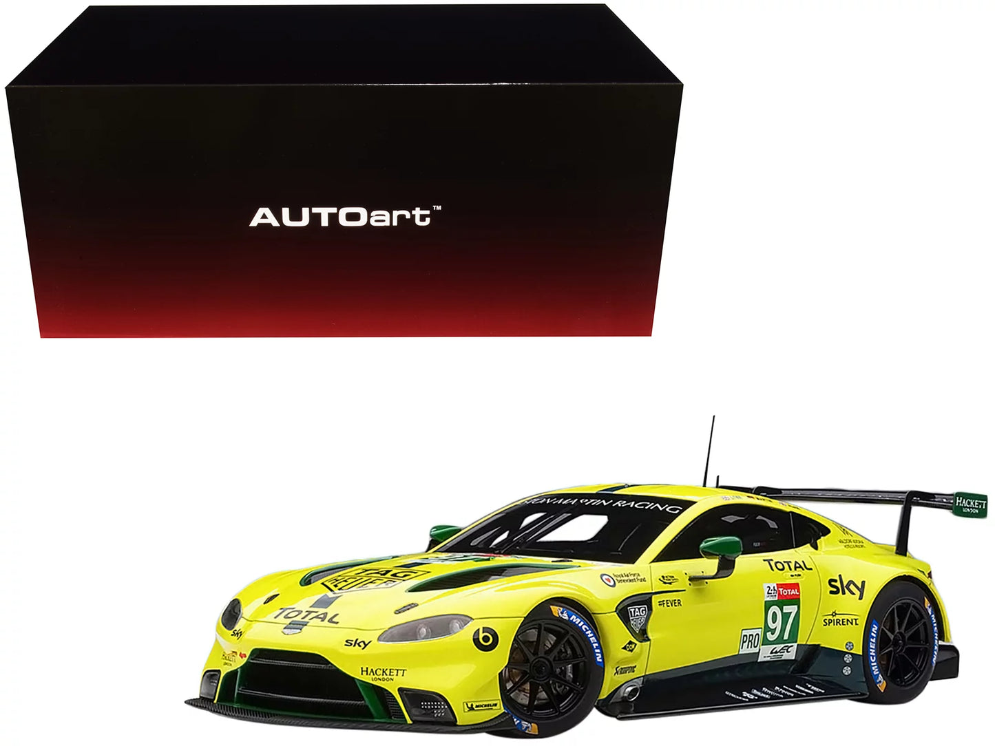 - #97 Model PRO Lynn 1/18 Autoart Aston Martin by Martin Adam - Vantage 2018 Le GTE Car Diecast Mans