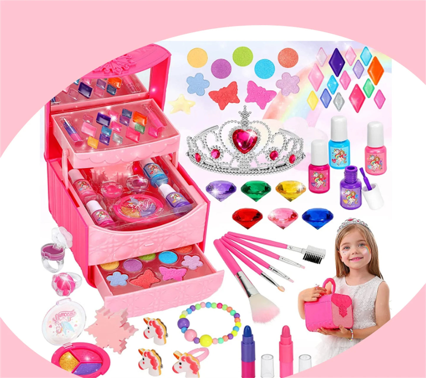 Makeup Makeup Kids Kit Set Unicorn Girls,Girls for