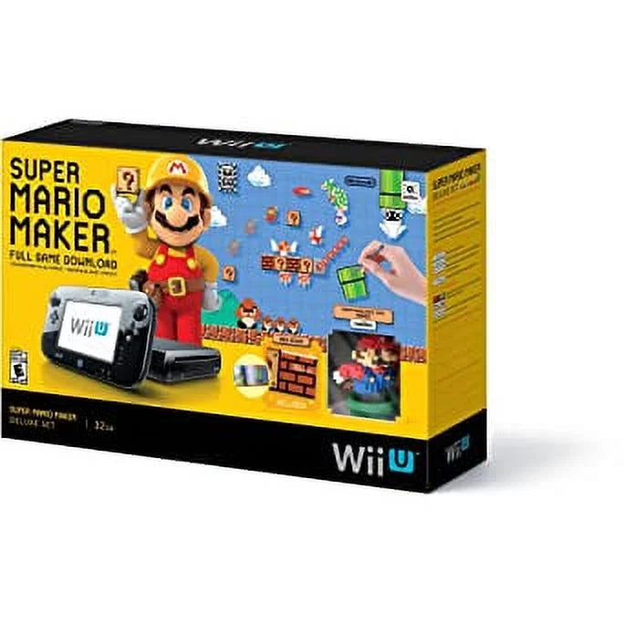 - Maker U Wii Deluxe Console Nintendo (Used/Pre-Owned) Super Mario Set