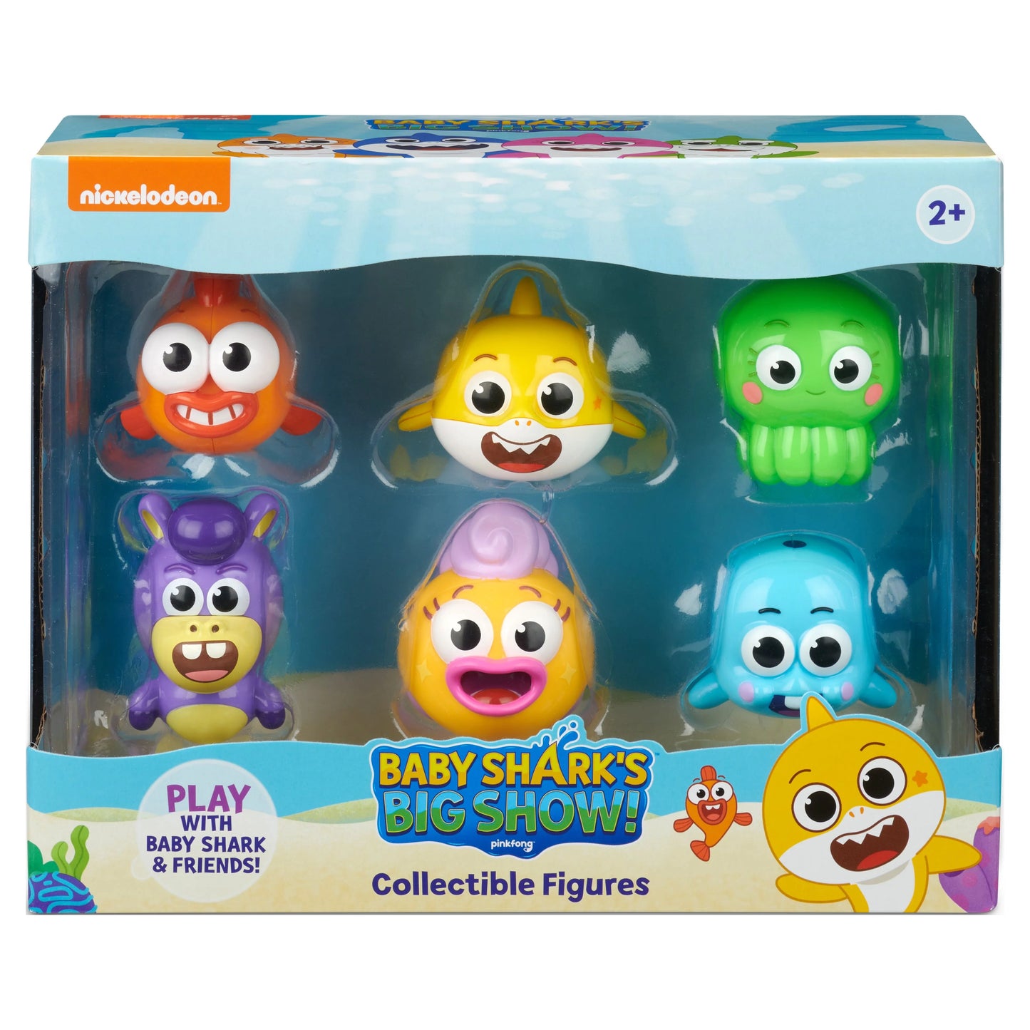 Collectible Baby 6-Pack, Big Multicolor Show! Figures, Shark's