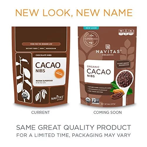 Navitas Cacao Ounce Nibs, 8 Organic