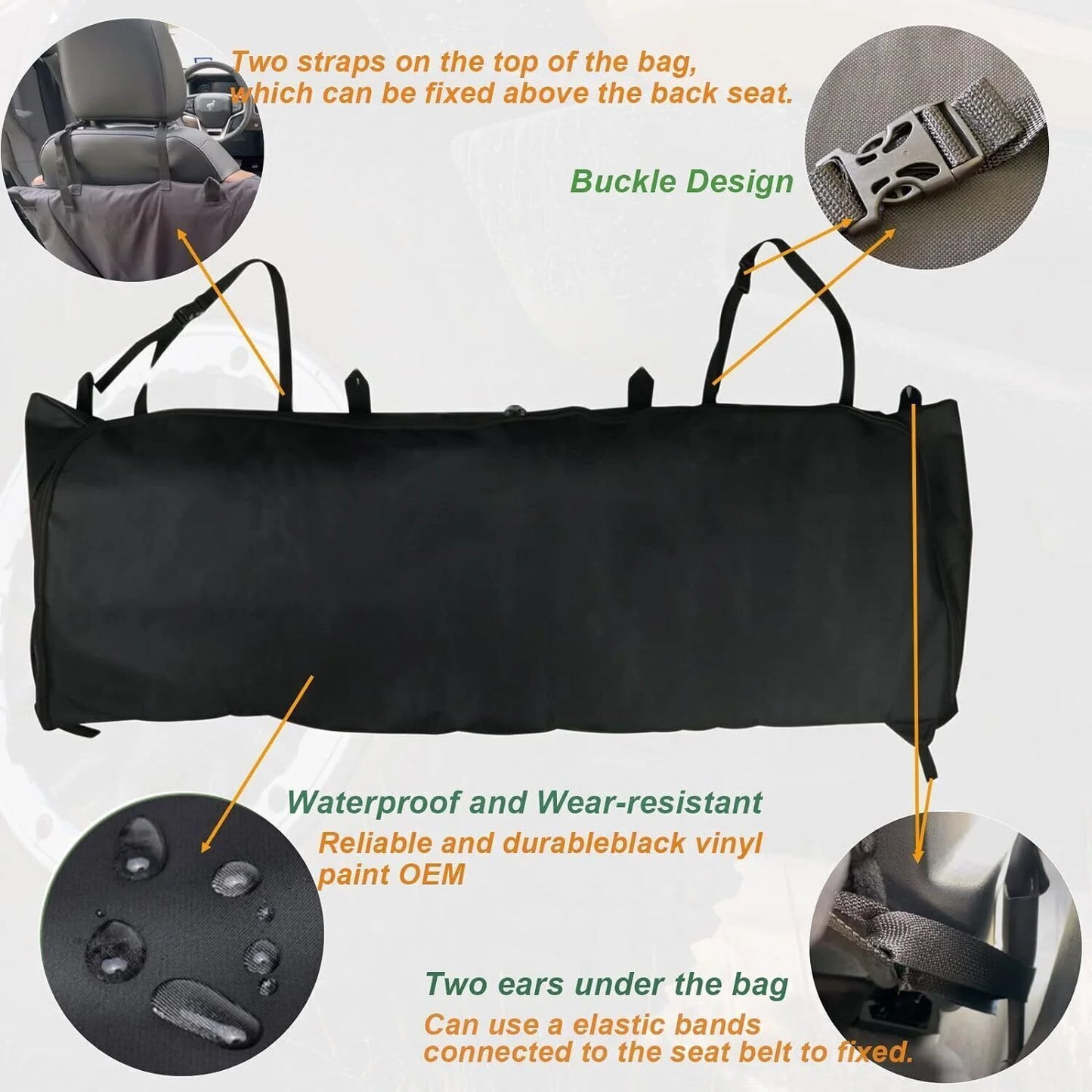 Soft 600D Accessories Bronco Window Ford Storage Top Bag 2022 2021 Organizer for