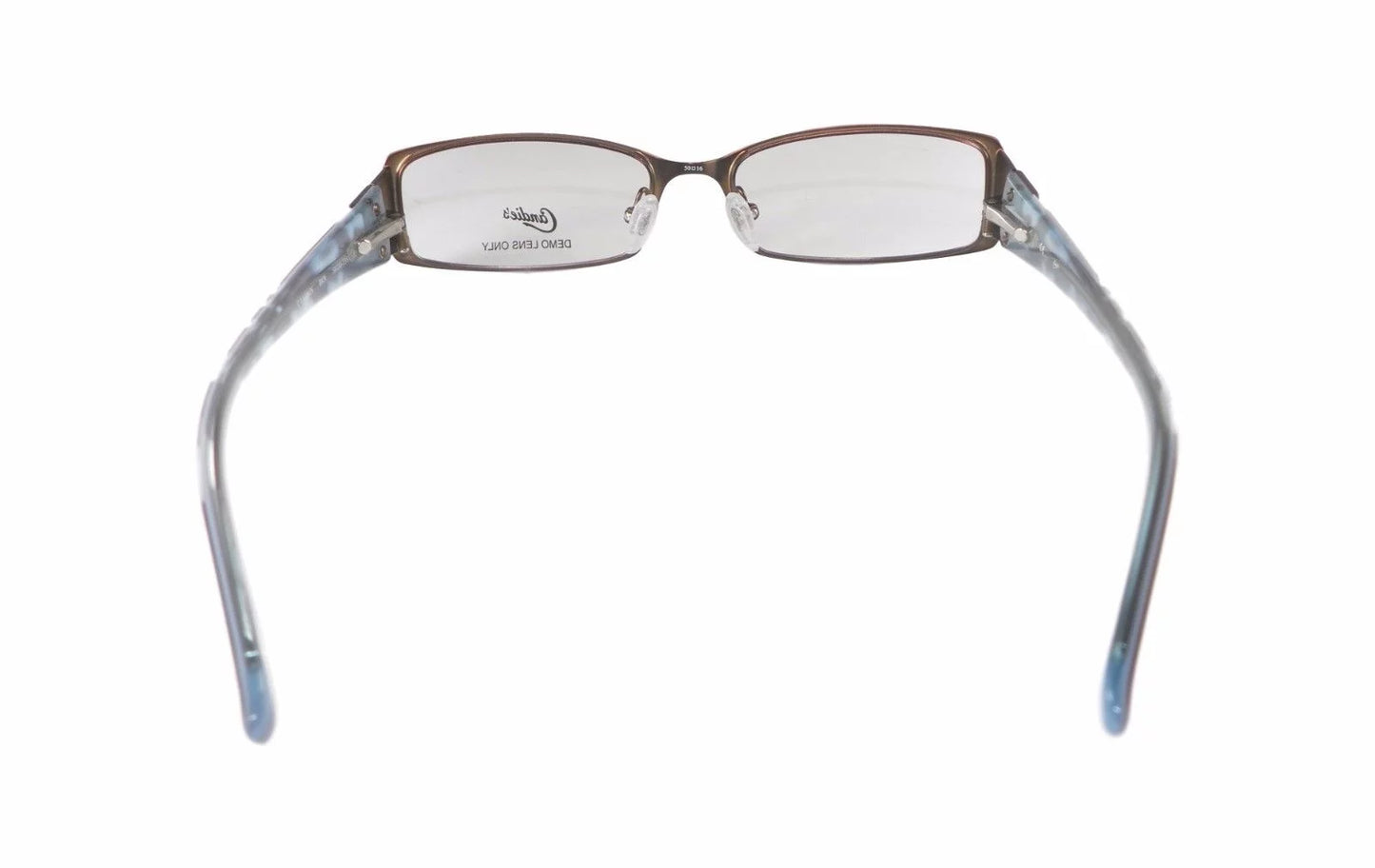 w/ Lauren Candie's 50-16-135 Brown-Blue C Women Case Frame Eyeglass