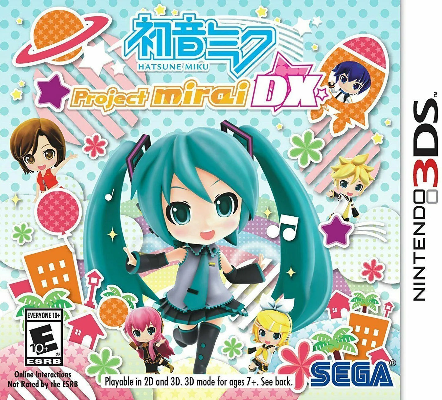 Nintendo Hatsune Mirai DX - Miku: Project SEGA 3DS Rhythm Anime] Action NEW [2DS