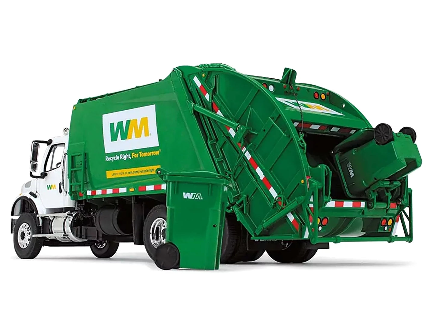 M-2 Loader by Freightliner 1/34 Garbage Management" Gear with McNeilus Garbage Rear First Truck Bins Diecast "Waste with Model