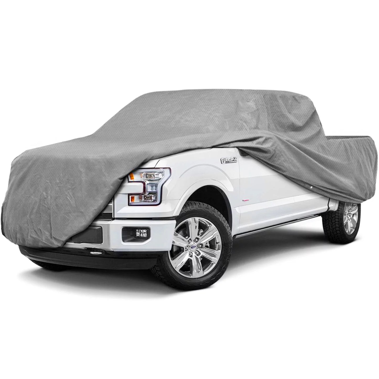 Length - Pickup NEH Superior x to Truck 20' Breathable Trucks 60") Waterproof (249" 70" Gray Standard Indoor Pickup with up Bed - Cab, Extended Cover All Outdoor x Weather Fits - 9"