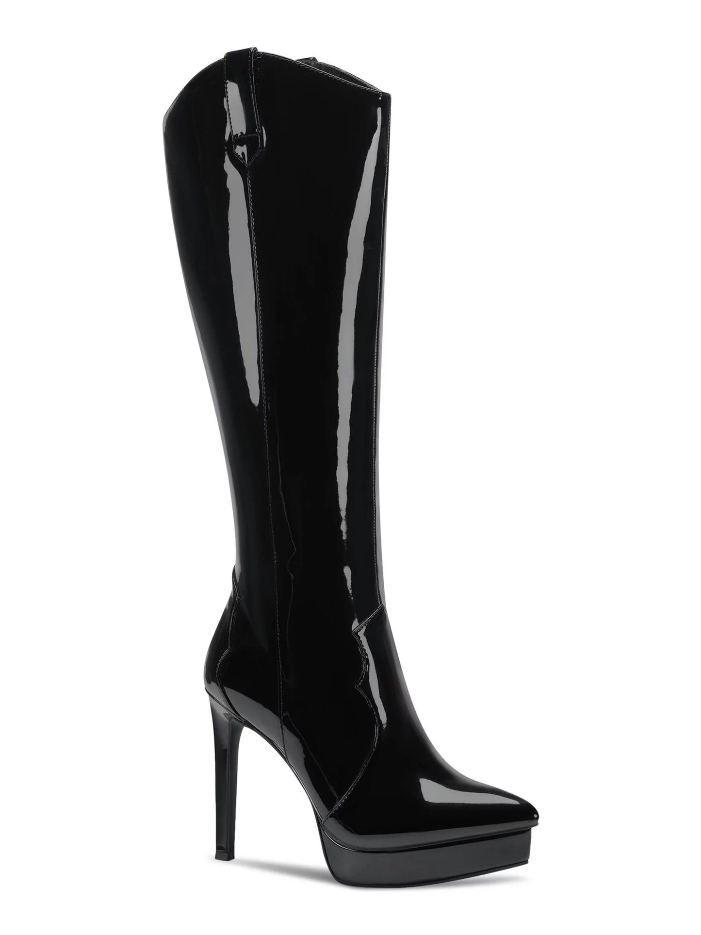 THALIA Dress Zip-Up Stiletto 3/4" Platform Black M 5 Womens Toe Trixi SODI Comfort Boots Pointy