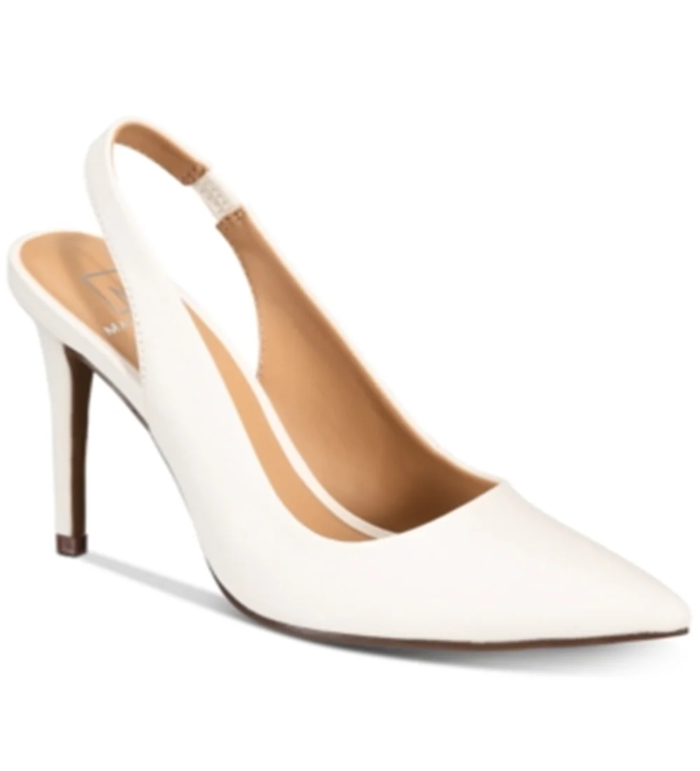 Darcie M White Girl Size 5 Material Pumps