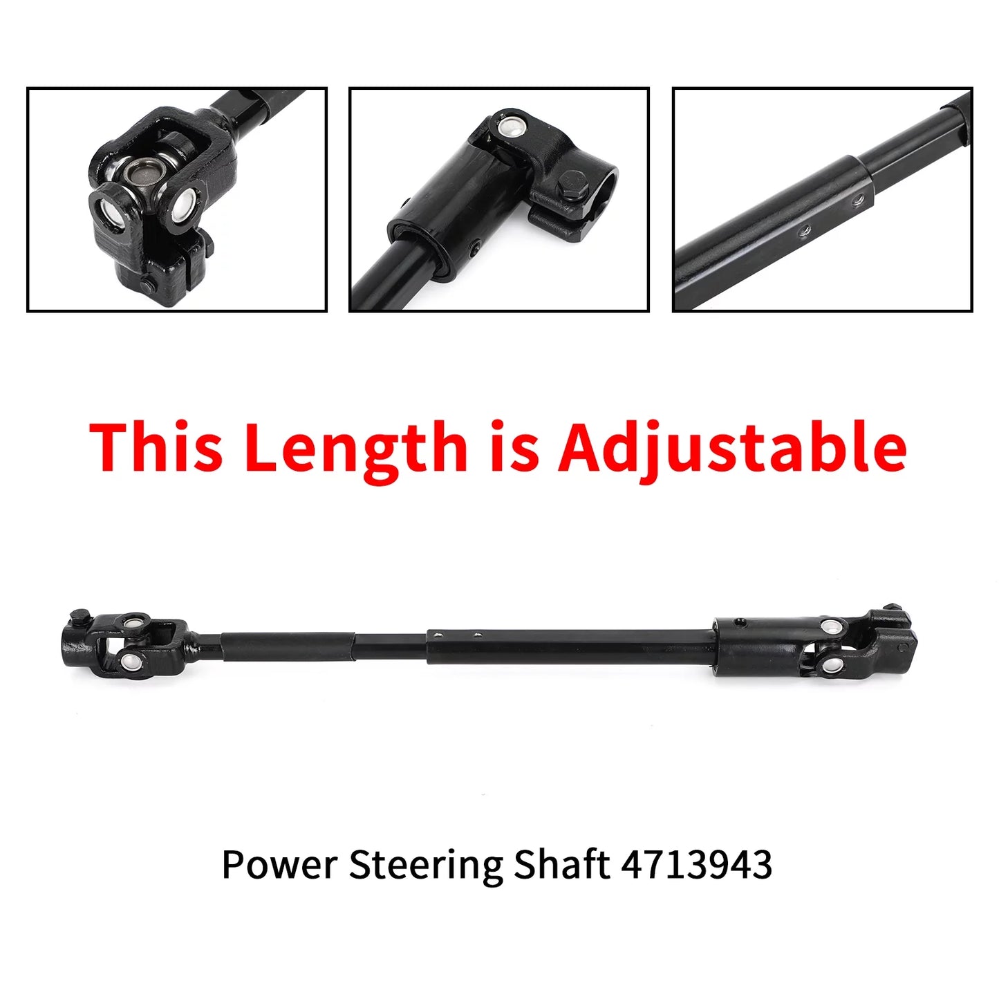 1984-1994 XJ Jeep Shaft Power Cherokee Steering For 4713943 JCXJ84