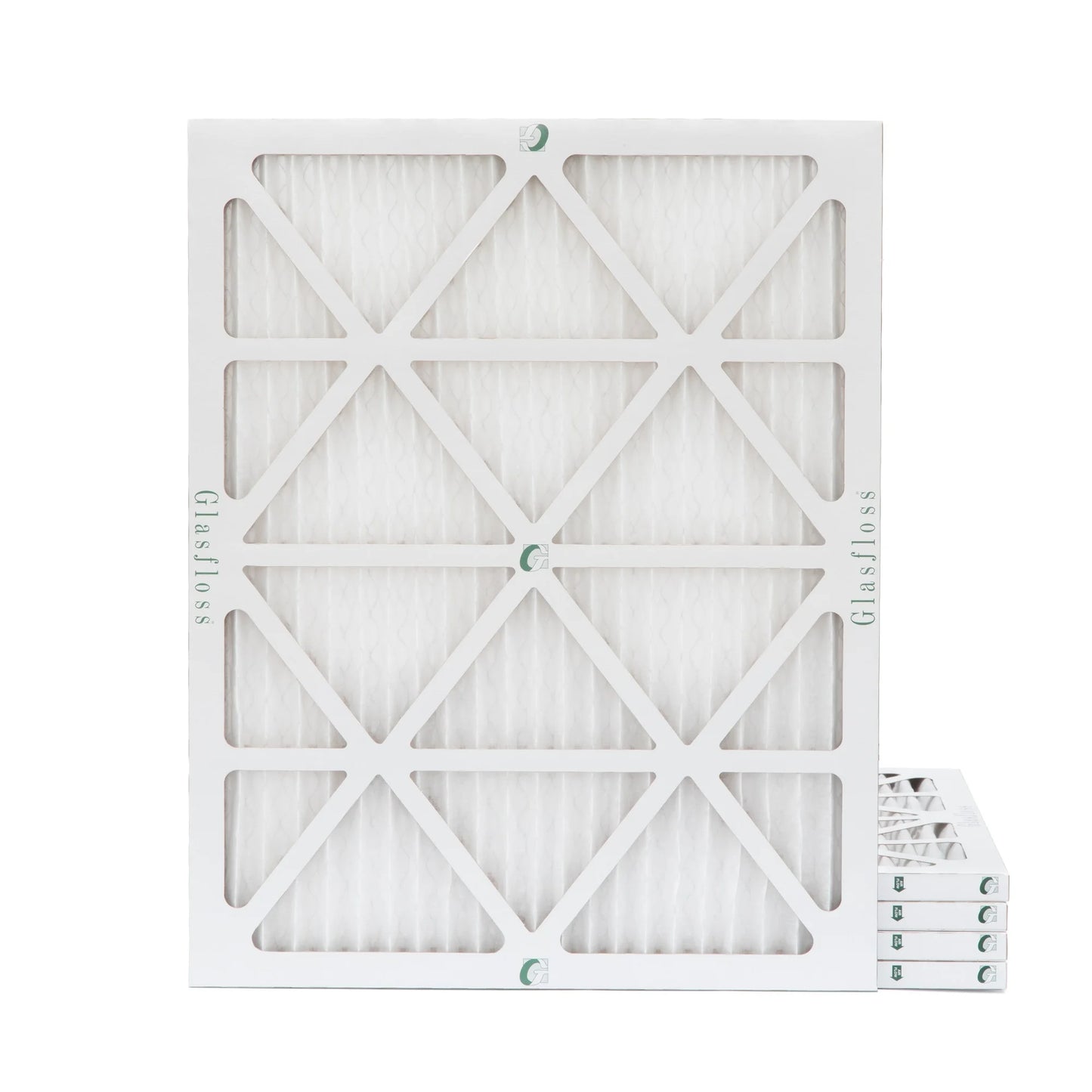 ( MERV Quantity Size: by ) 20x22x1 HVAC x 19-1/2 Air 5 Filters Glasfloss. 7/8 21-7/8 Exact x Pleated 10