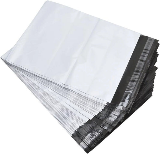 12x15.5 Poly Mailers 400 White NefLaca Pack