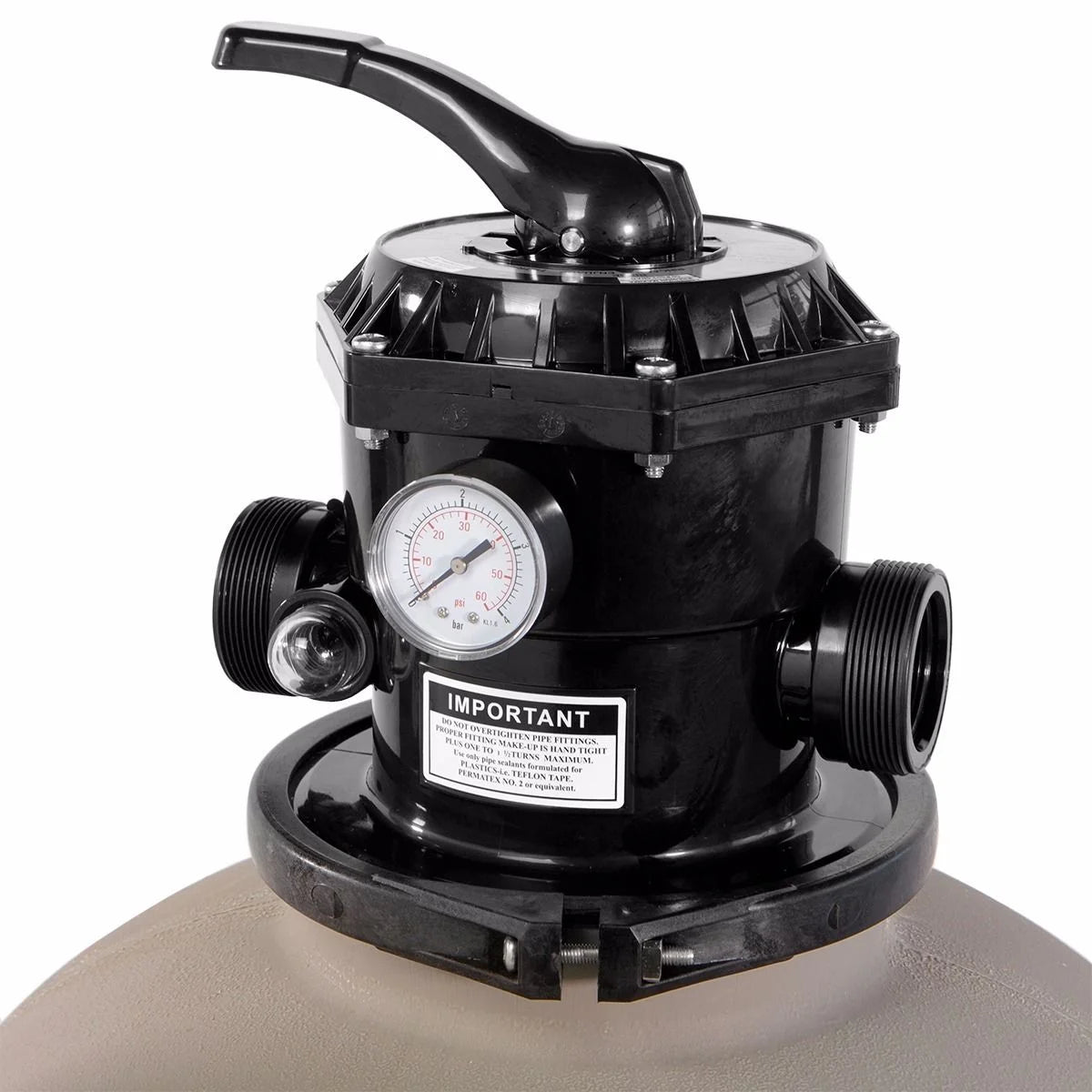 Pressure 360 Sand 24,000 degree rotation valve Gallons, Water, System Gray 19", XtremepowerUS of Filter