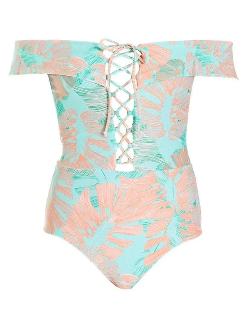 Anja One 4 BUNGALOW L*Space US Swimsuit, PALM Piece