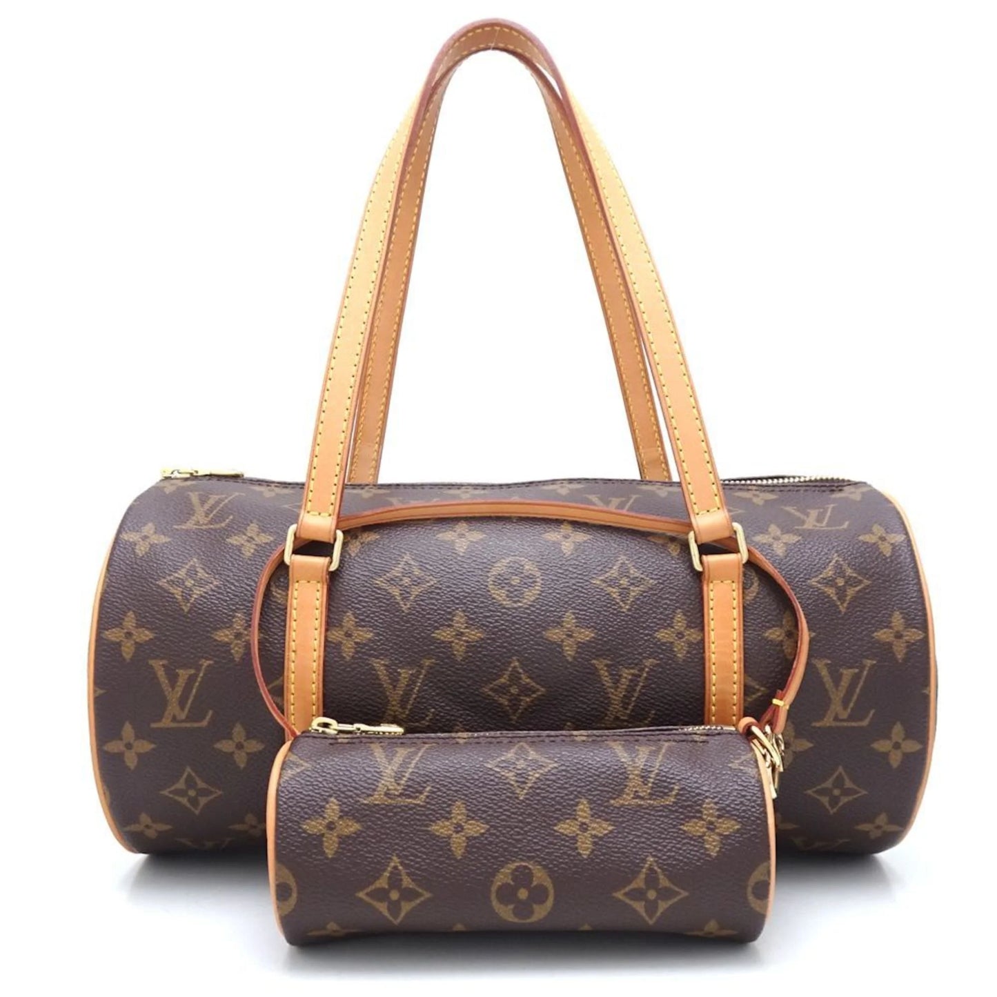 M51385 VUITTON 351021 (Good) Papillon LOUIS Monogram Pre-Owned Brown Handbag