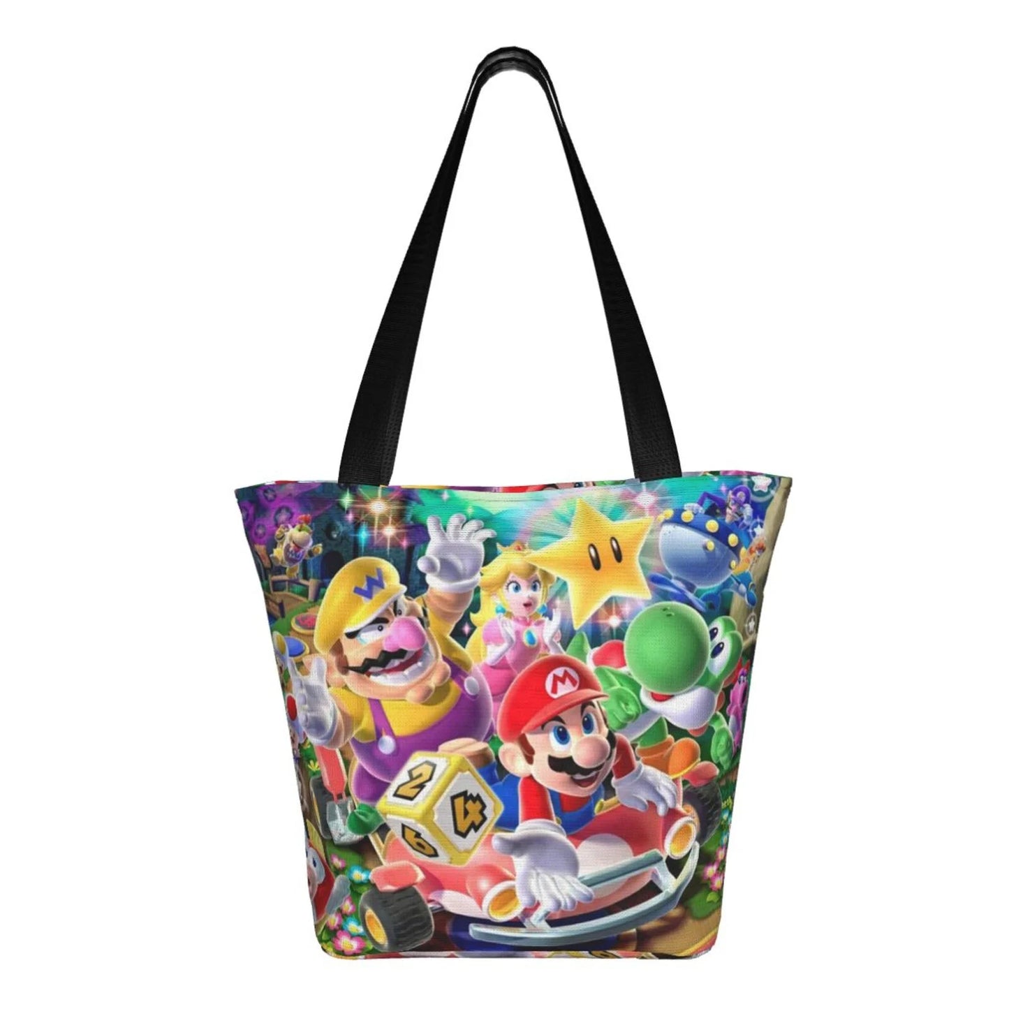 Women's Large Business Work Mario Super Tote For Handbag Capacity Poster Shopping Bag Beach Travel Shoulder School