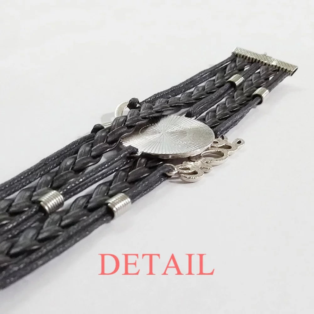 Love Love Kind Rope Leather Accessory Wristband Is Is Patient Bracelet Twisted Knitting Love