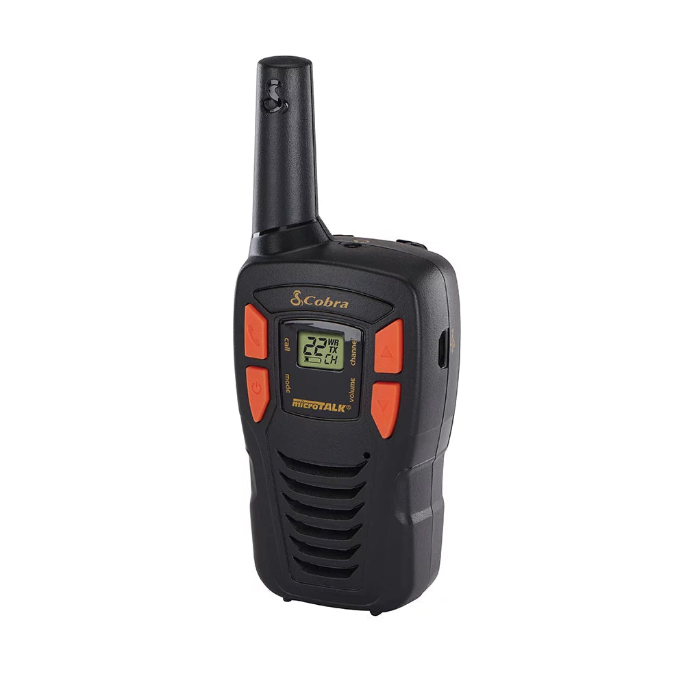 ACXT145 Cobra Radio Channels, Rechargeable, Set Range Compact 22 Walkie for Talkies Long 16-Mile Lightweight, Two-Way Adults -