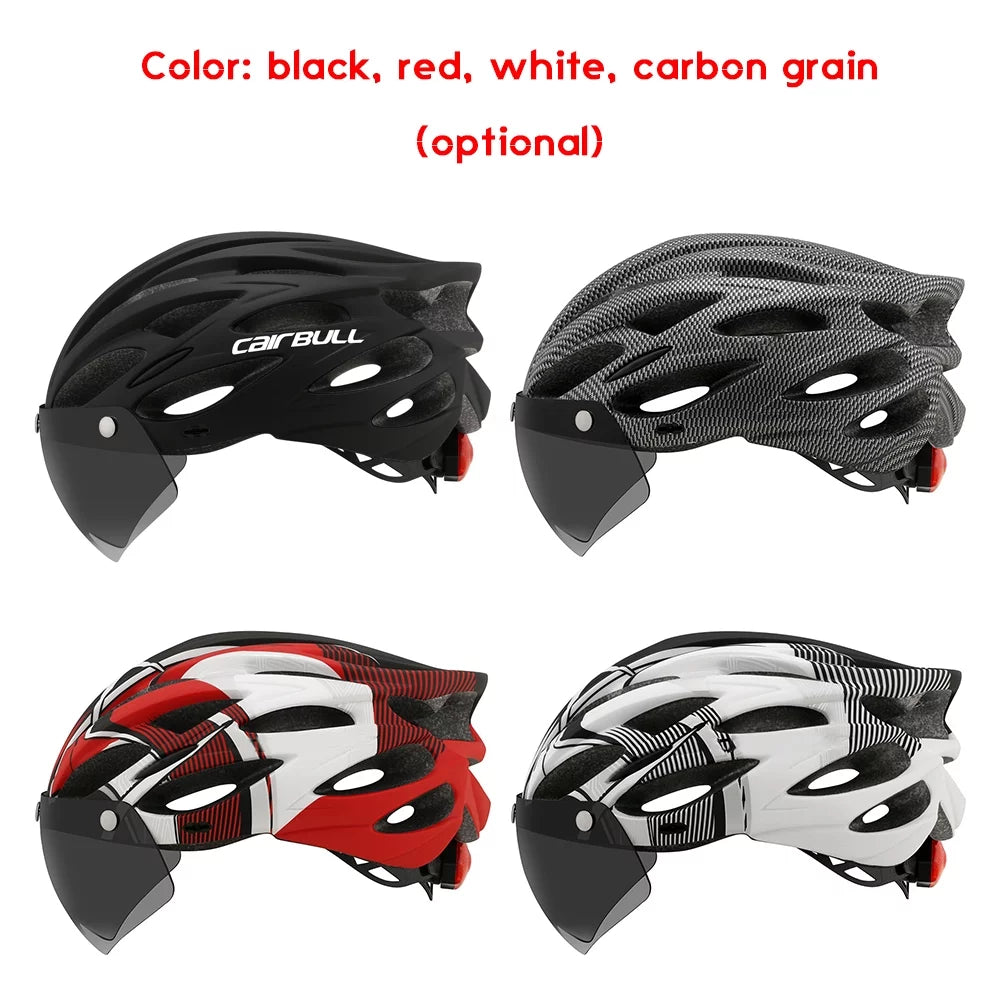 Added Frame Bike Helmet,Road Brim Tube Bike Helmet Helmet Brim Tube Waterproof Ride Comes Bike Mountain Lens Safely Bike Frame Equipment Lens - Mountain Waterproof Riding CAIRBULL Frame Frame Bike