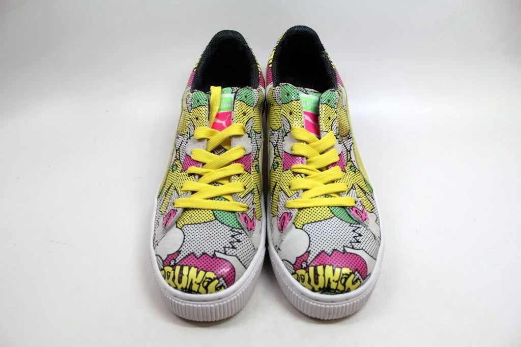 MULTI SHOES BASKET DOPE COMICS SIZE PUMA PRINT 10 SNEAKER 68 COLOR LOW MEN NEW