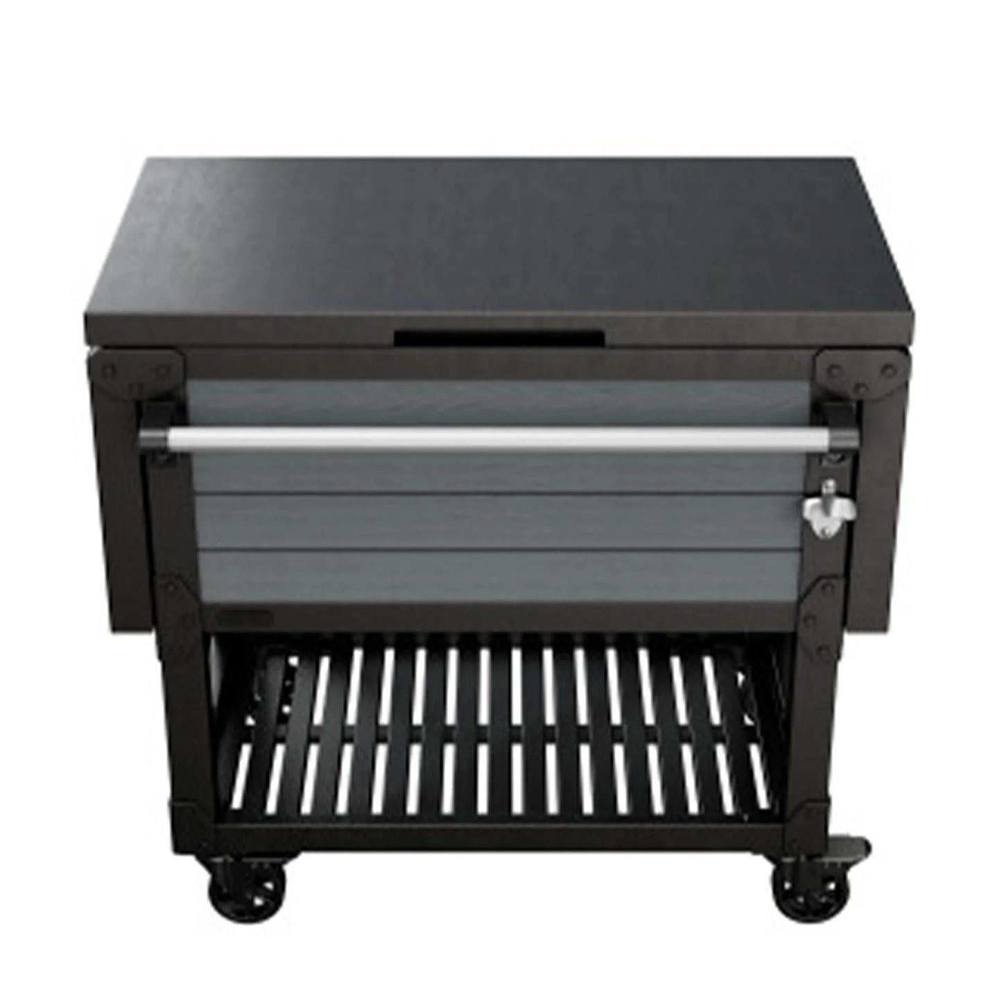 Chest Insulated Bar Keter Patio Ice Outdoor Gray Cart, Beverage Cooler