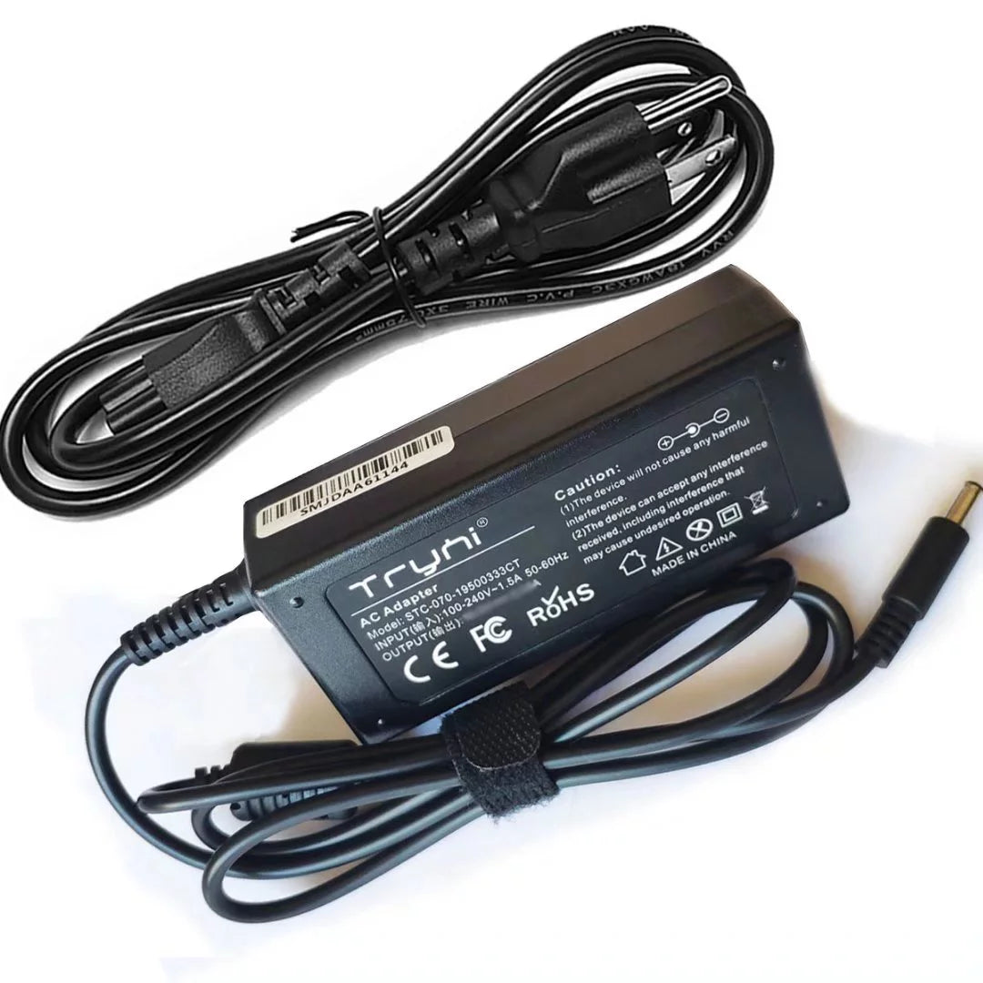 P70F001 Supply 7390 2-in-1 15 Charger P84F001 15 Notebook P70F002 13 15 AC New 7590 P76F001 7580 Laptop Adapter P113G001 Power for Power 7570 7586 15 Dell 15 Inspiron P70F001 Adapter Cord 7573