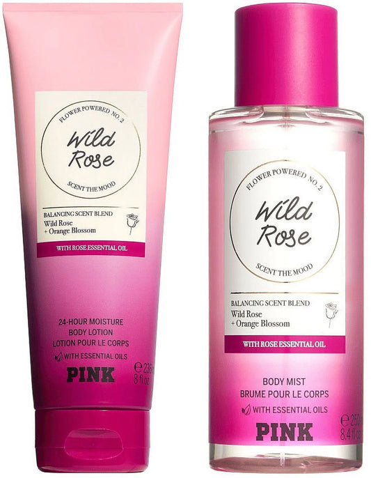 2 and Wild Rose Mist Victoria's of Body Secret Lotion set