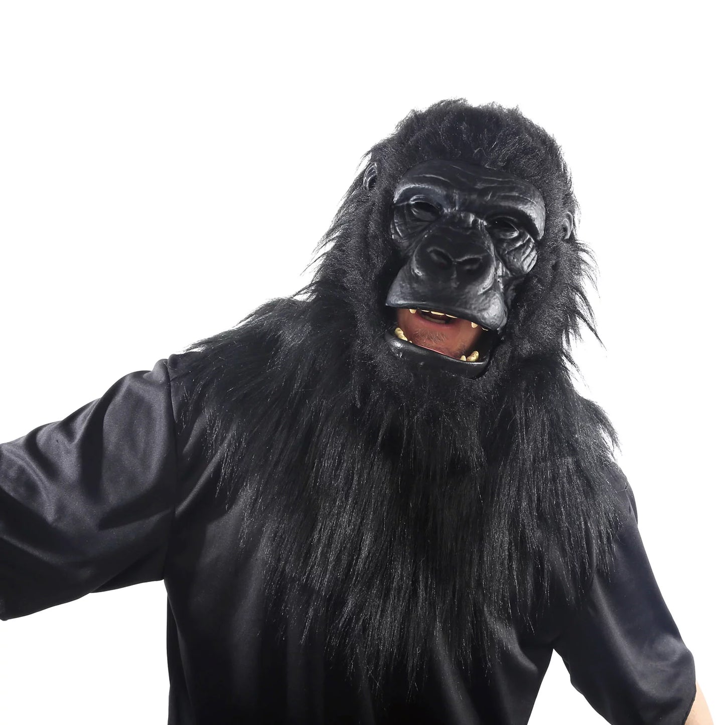 To Celebrate Way Gorilla, With Halloween Fur, Adult Mask Jaw-Motion