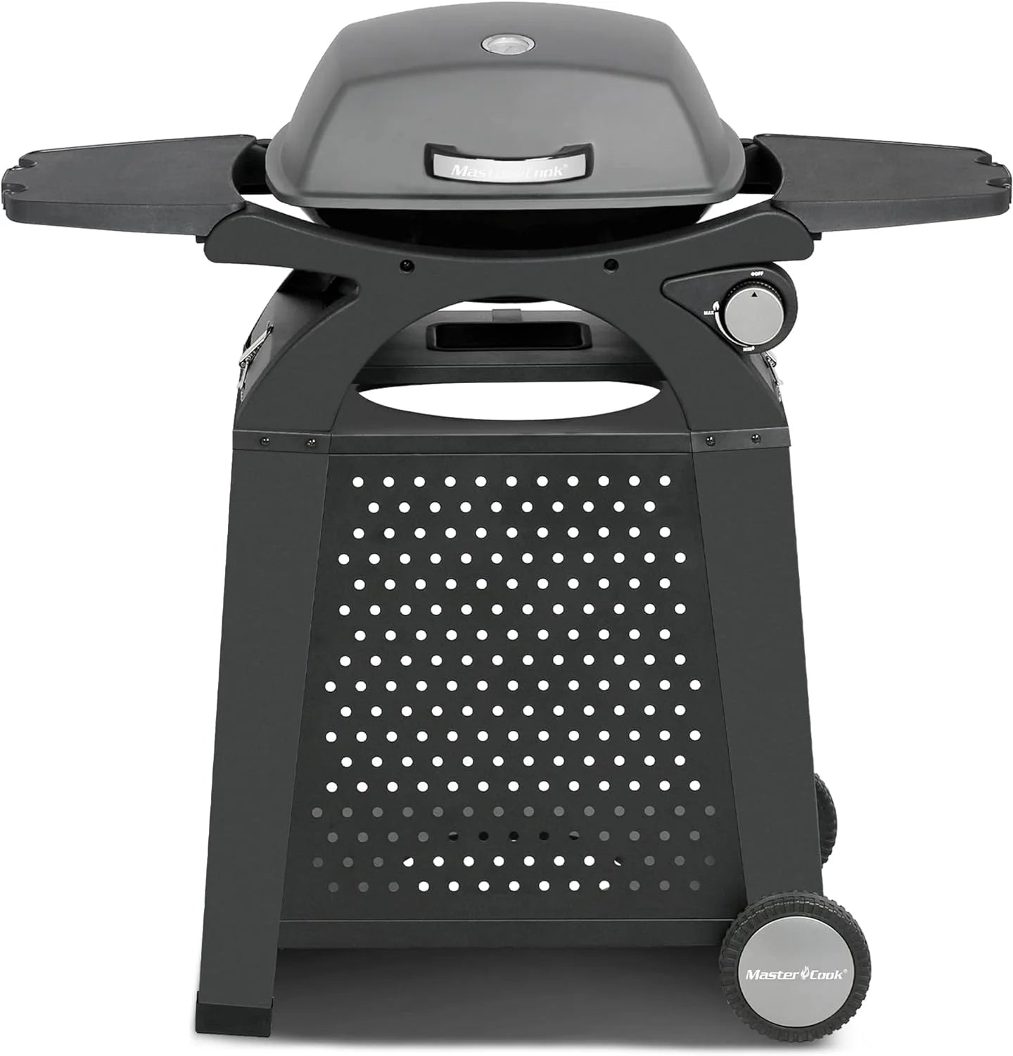 Portable with Camping, Propane Barbecue Grill Tabletop Cart Travel for Grill, Gas Patio,