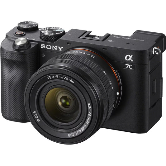 Camera with Mirrorless Sony Lens 28-60mm Alpha Digital (Black) a7C