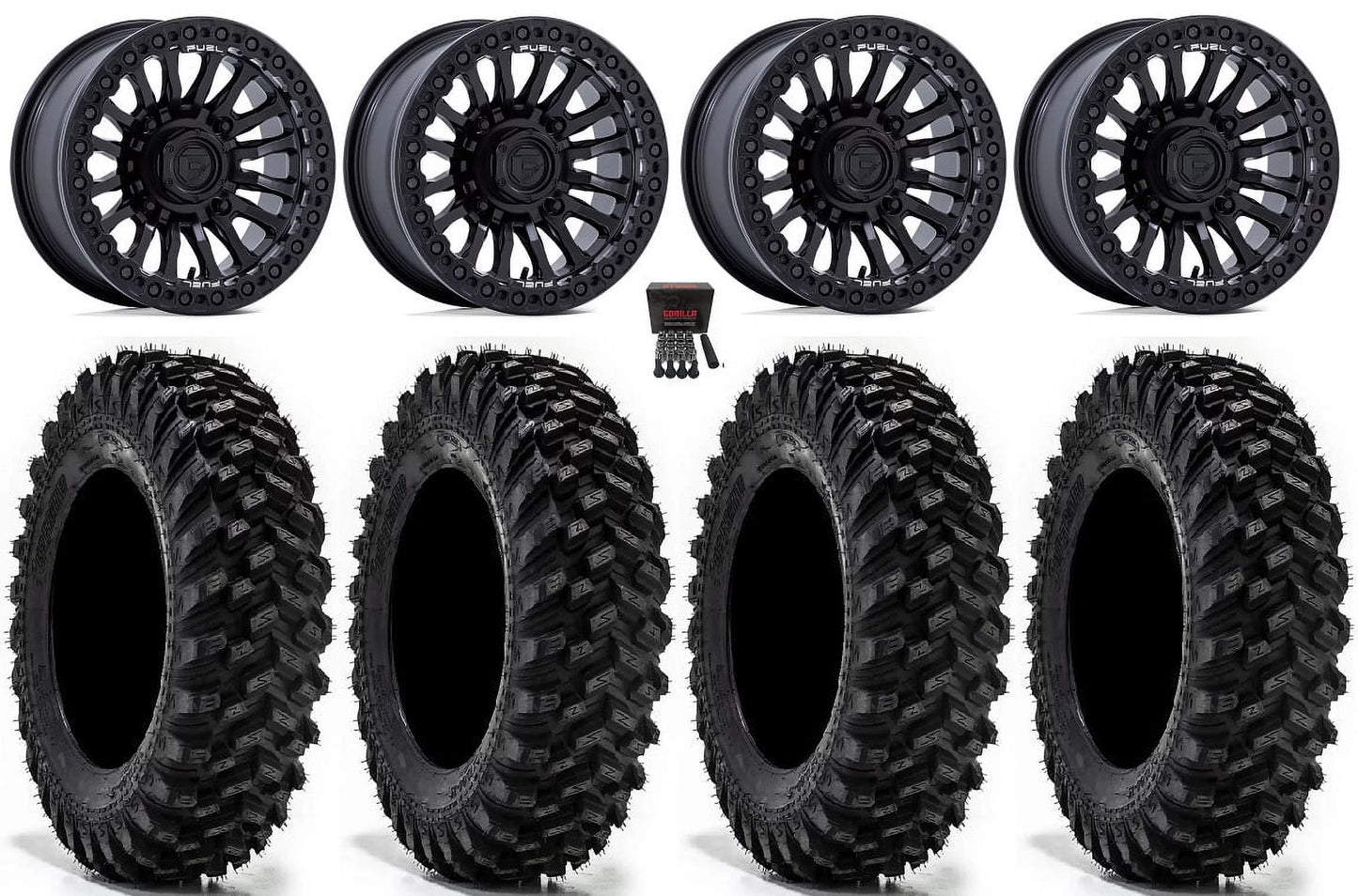 Bdlk Tires 32" XT Rincon Wheels Bk RZR Ranger Warrior Fuel Sportsman 15"