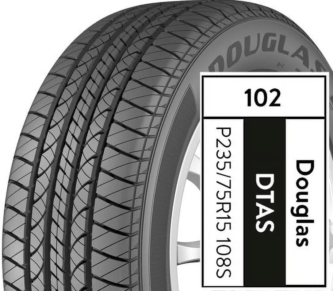 235/55R18 Douglas A/S 100V All-Season Tire Touring