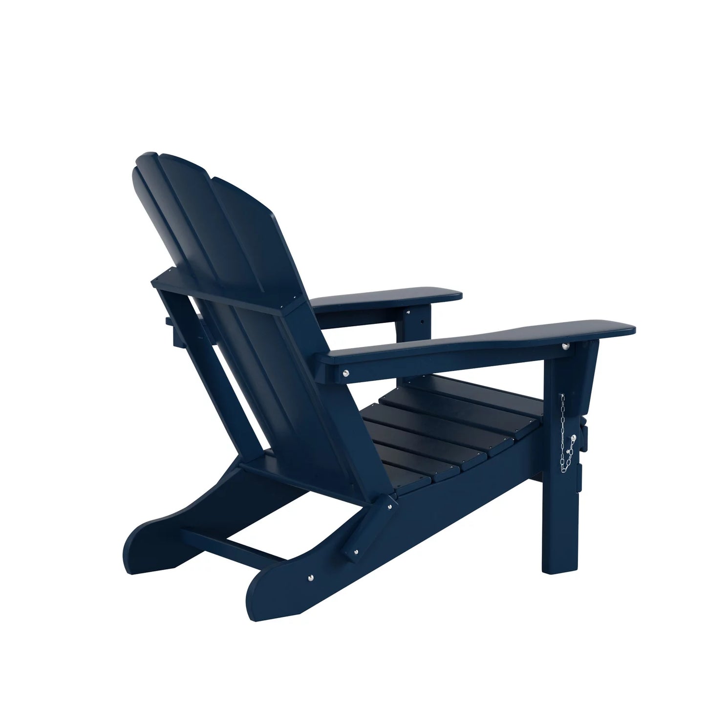 PLATINUM Outdoor Chairs 4), of Poly Patio (Set Navy Classic Adirondack Blue EXTRA Folding