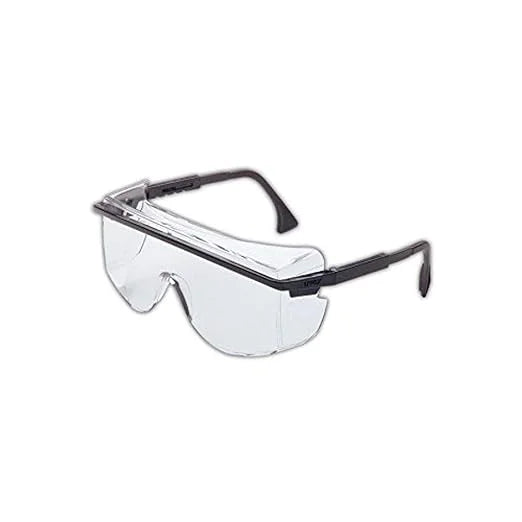 Uvex Astro Glasses, Worn Over S2500C-01 3001 Clear Glasses Prescription Lens Safety