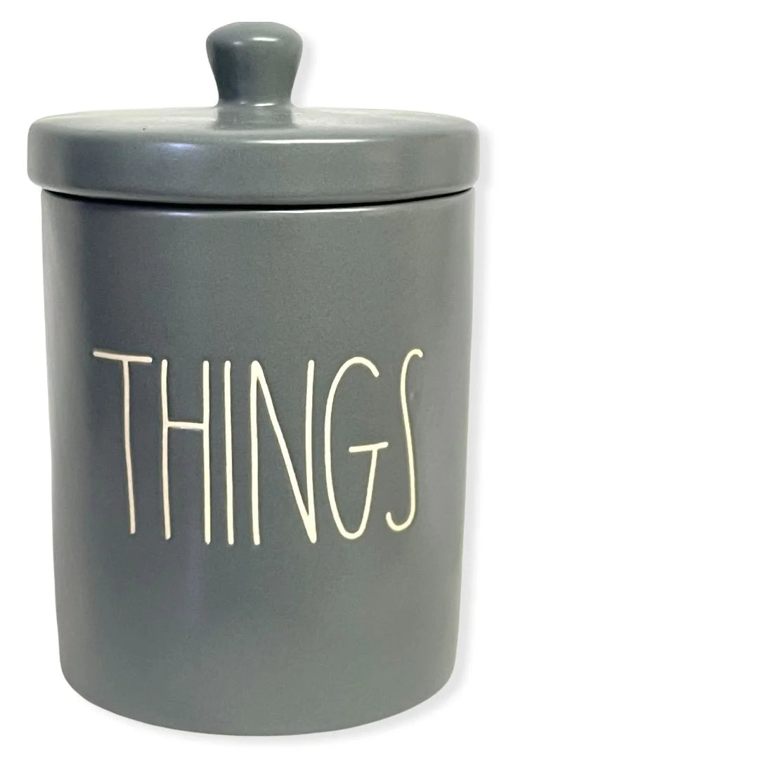 Round THINGS Magenta By Dark Rae Canister LL Gray Font Dunn Container Small