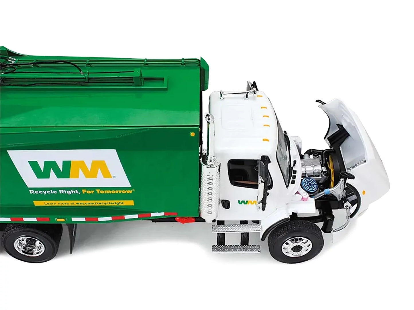 M-2 Loader by Freightliner 1/34 Garbage Management" Gear with McNeilus Garbage Rear First Truck Bins Diecast "Waste with Model