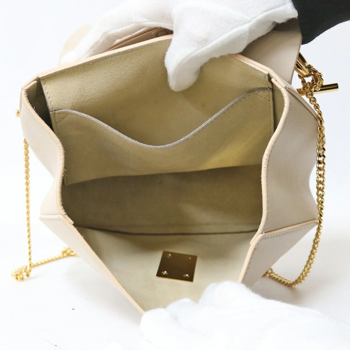 Pre-Owned Shoulder Ladies (Fair) Beige Bag Chloé Chloe