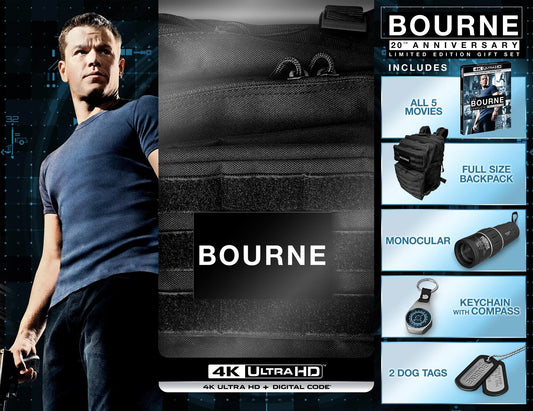 Set [UHD] HD) - (4K Complete Anniversary Gift The Collection 20th Bourne Ultra Limited Edition