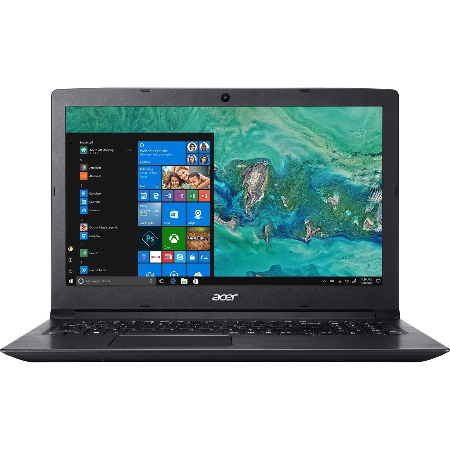 16 - 15.6 Core inch Memory TB - - - i3 4 1 HDD GB Aspire i3-8130U GB RAM - Acer 3 Red - A315-53-35ZY Roc Notebook