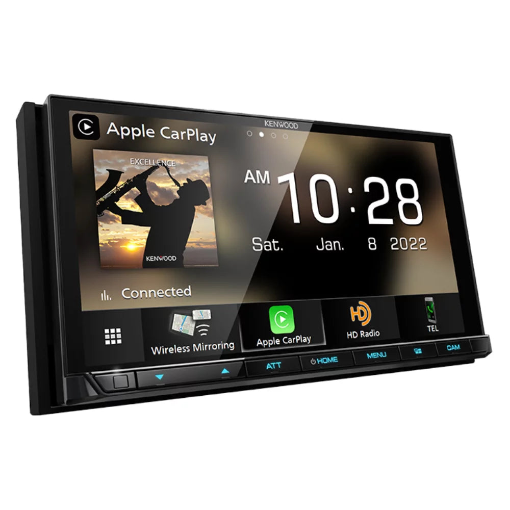 Auto Android (Refurbished) w/ Restored Android Receiver Kenwood & Multimedia DMX958XR Auto 6.8"