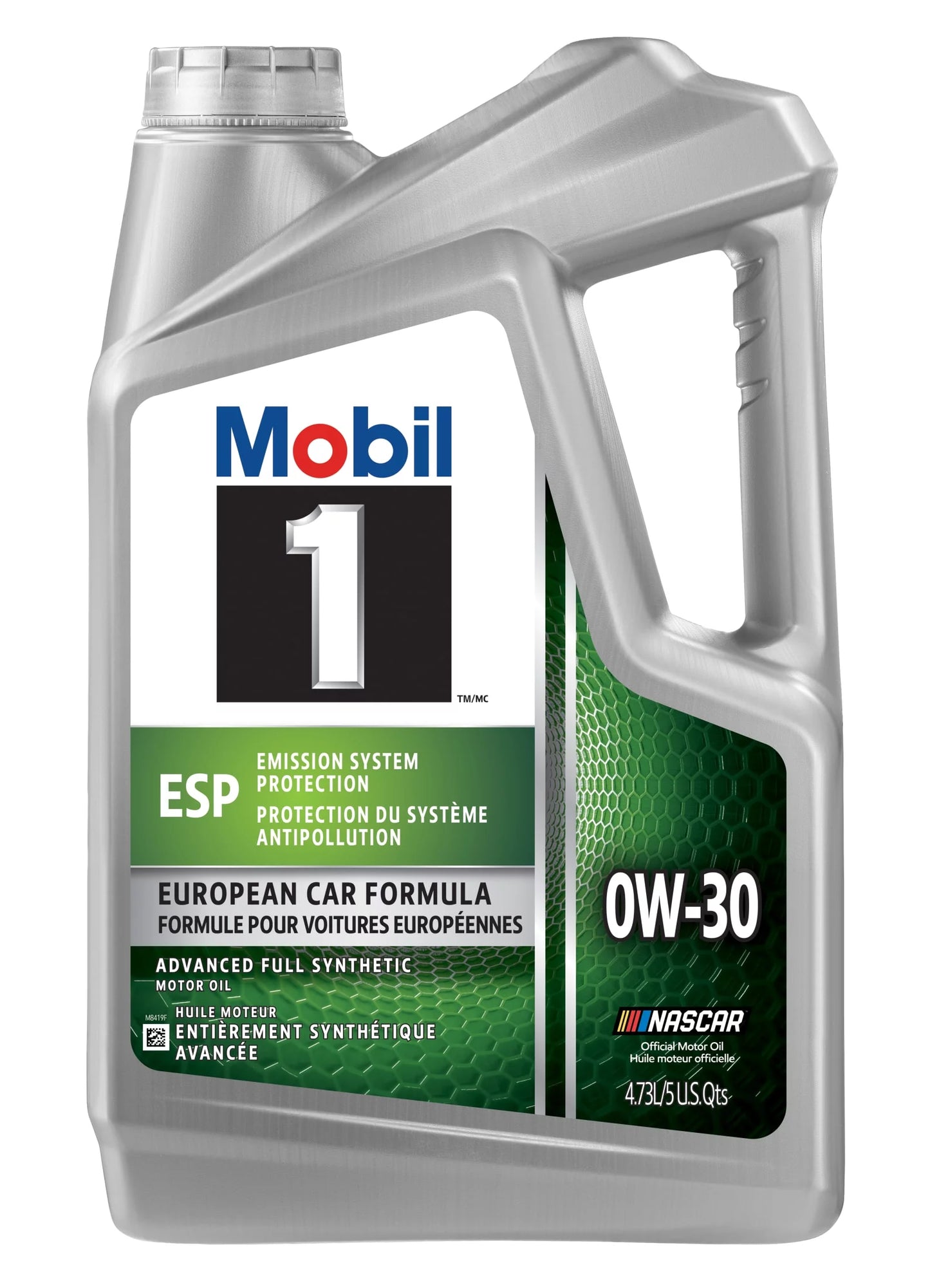 Motor Quart Synthetic 0W-30, 5 1 Mobil ESP Full Oil