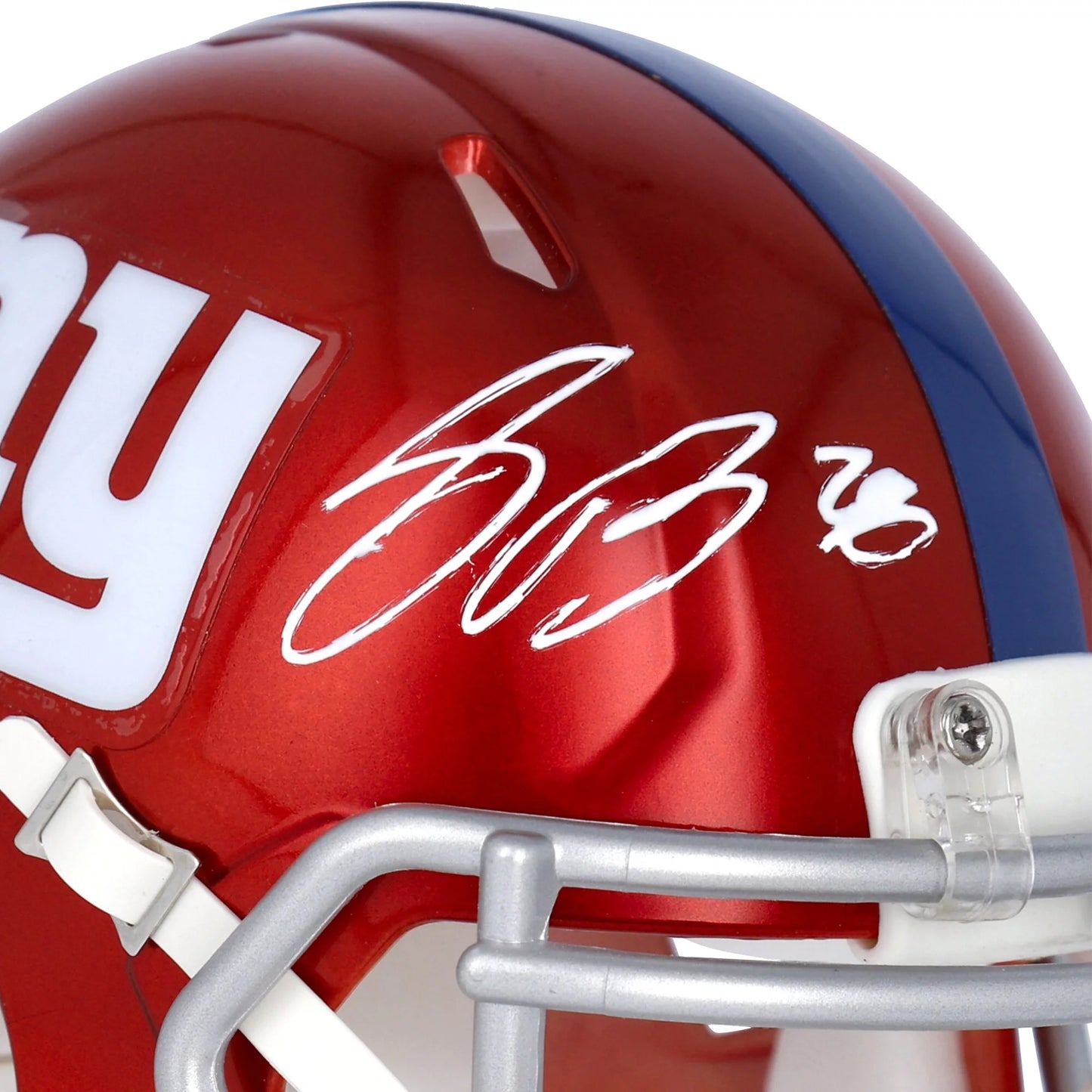 Barkley Authentic Giants Certified - York Saquon Flash Helmet Fanatics Mini Speed Autographed New Riddell